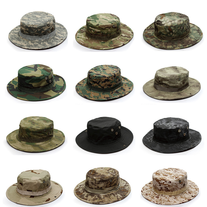 Boonie Hat Tactical - Outdoor Bucket Hat Dikker Camouflage Tactische