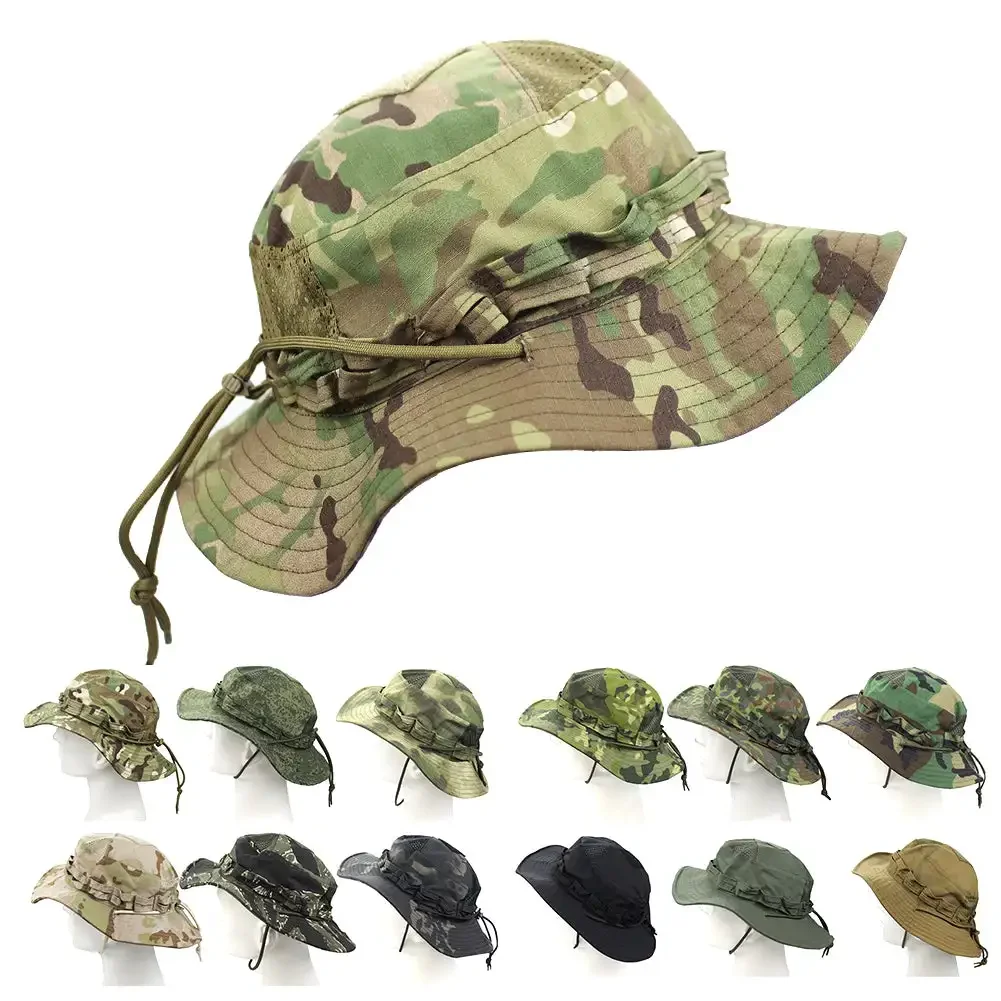 Boonie Hat Tactical - Nieuwe Tactische Camouflage Boonie Cap Brede