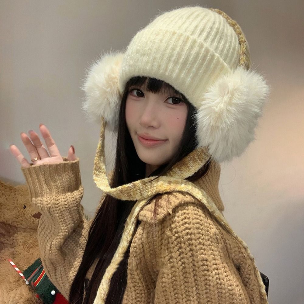 Retro gebreide oorflapmuts met - Beanie Cuffed Knit recensie en prijs